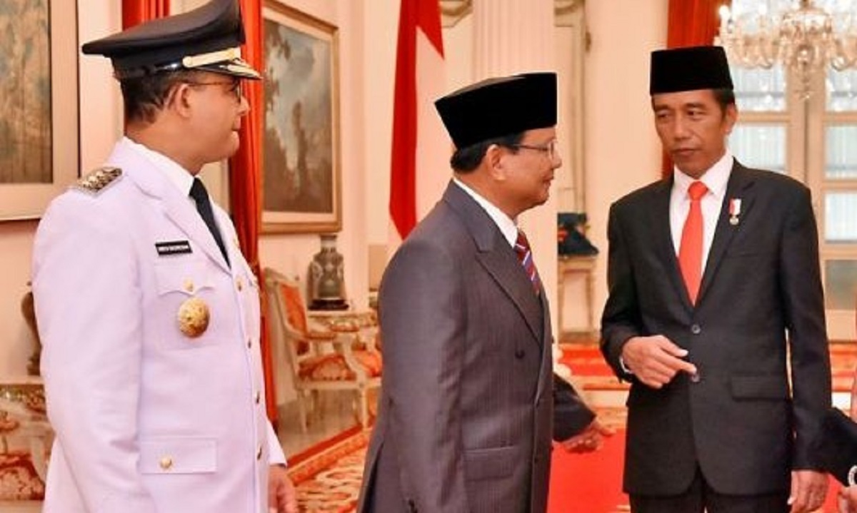 TIKTAK.ID - Anies Baswedan Bersama Prabowo Subianto dan Presiden Joko Widodo