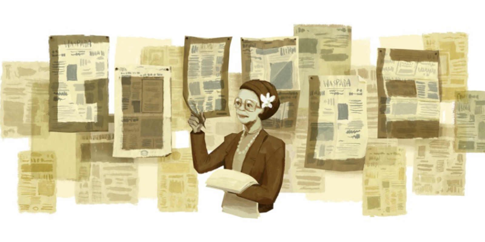 TIKTAK.ID - Ani Idrus, Sosok Google Doodle Hari Ini. Siapa Dia?