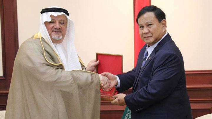 Bertemu Dubes Arab Saudi, Prabowo Bahas Hal Ini
