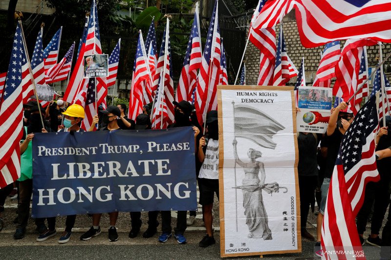 China Berang Dituduh Amerika Tindas Hongkong