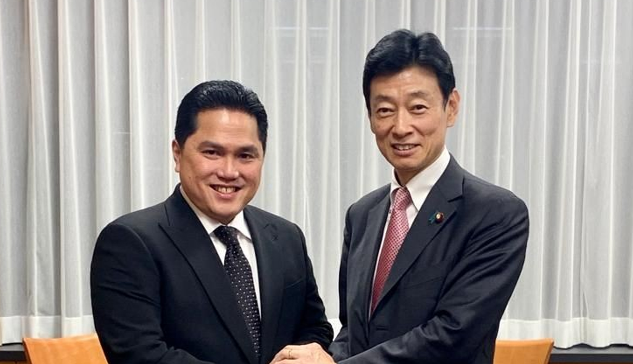 Erick Thohir Jajaki Kerja Sama Teknologi dan SDM Indonesia-Jepang