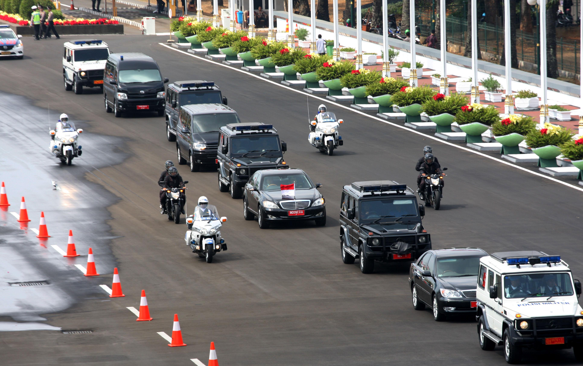 TIKTAK.ID - Iring-iringan Rombongan Presiden Jokowi