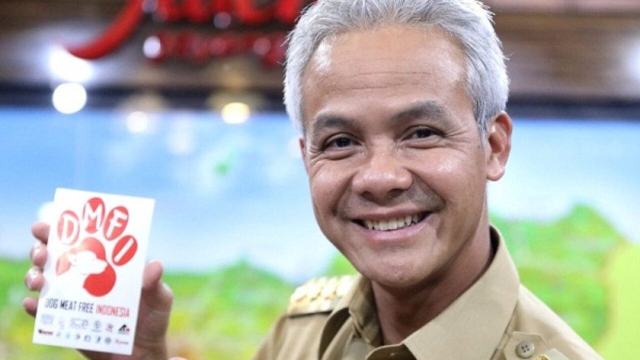 Ganjar Pranowo Imbau Pemkot Solo Terbitkan Perda Larangan Makan Daging Anjing