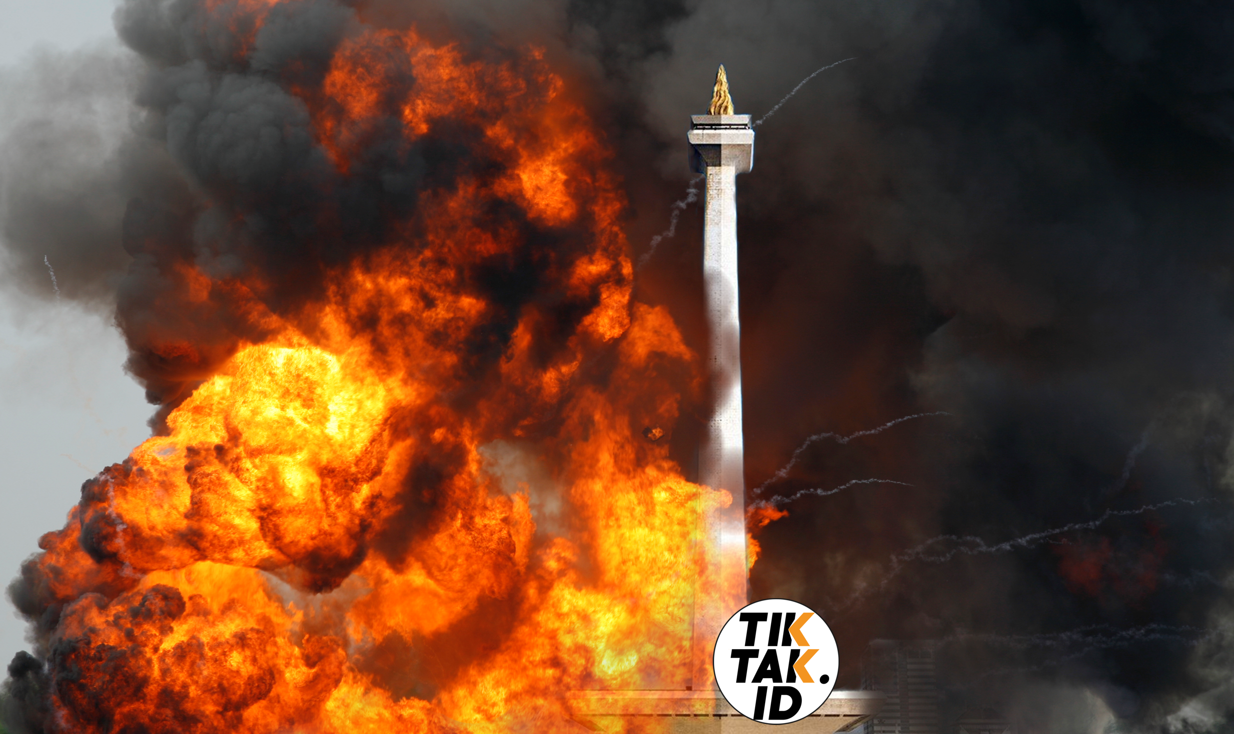 TIKTAK.ID - Polisi Pastikan Granat Asap sebagai Sumber Ledakan di Monas