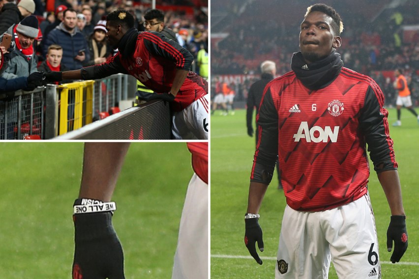 Ide Unik Paul Pogba Lawan Rasisme, Ajak Pemain MU Kenakan Gelang ini