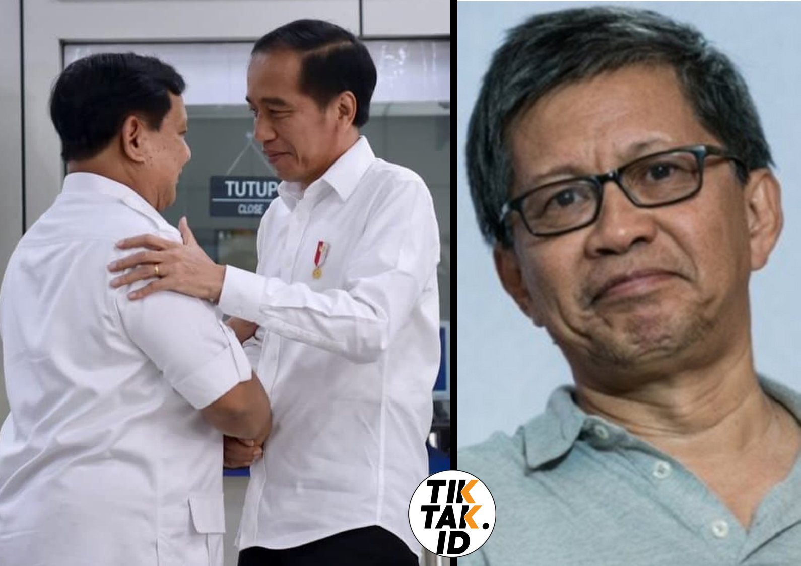 TIKTAK.ID - Rocky Gerung: Kalau Tak Ingin Meredup, Jokowi Wajib Reshuffle 3-4 Menteri Termasuk Prabowo