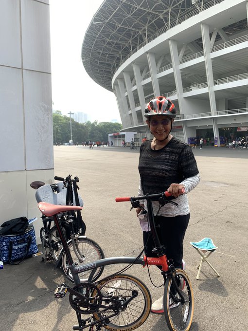 Bersepeda Keliling Monas-Senayan, Susi Pudjiastuti Puji Anies Baswedan