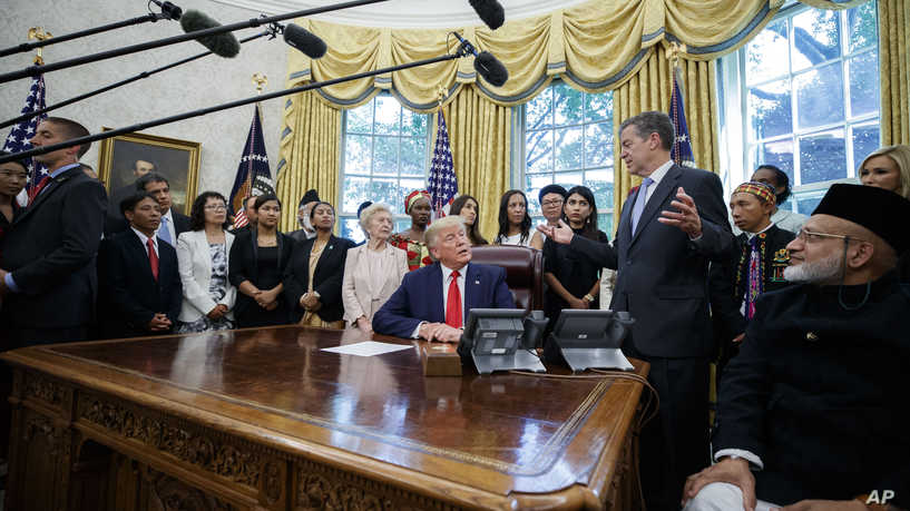 TIKTAK.ID - Mendukung agresi Arab Saudi atas rakyat Yaman dan membela muslim Uighur, satu lagi dari ironi Donald Trump!