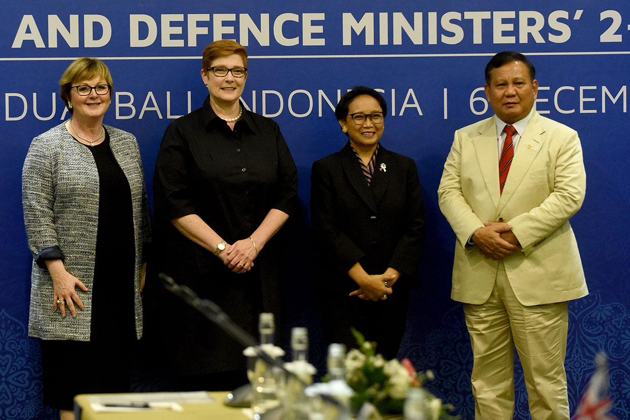 Jadi Satu-Satunya Pria di Pertemuan Menlu dan Menhan RI-Australia, Ini Kesan Prabowo