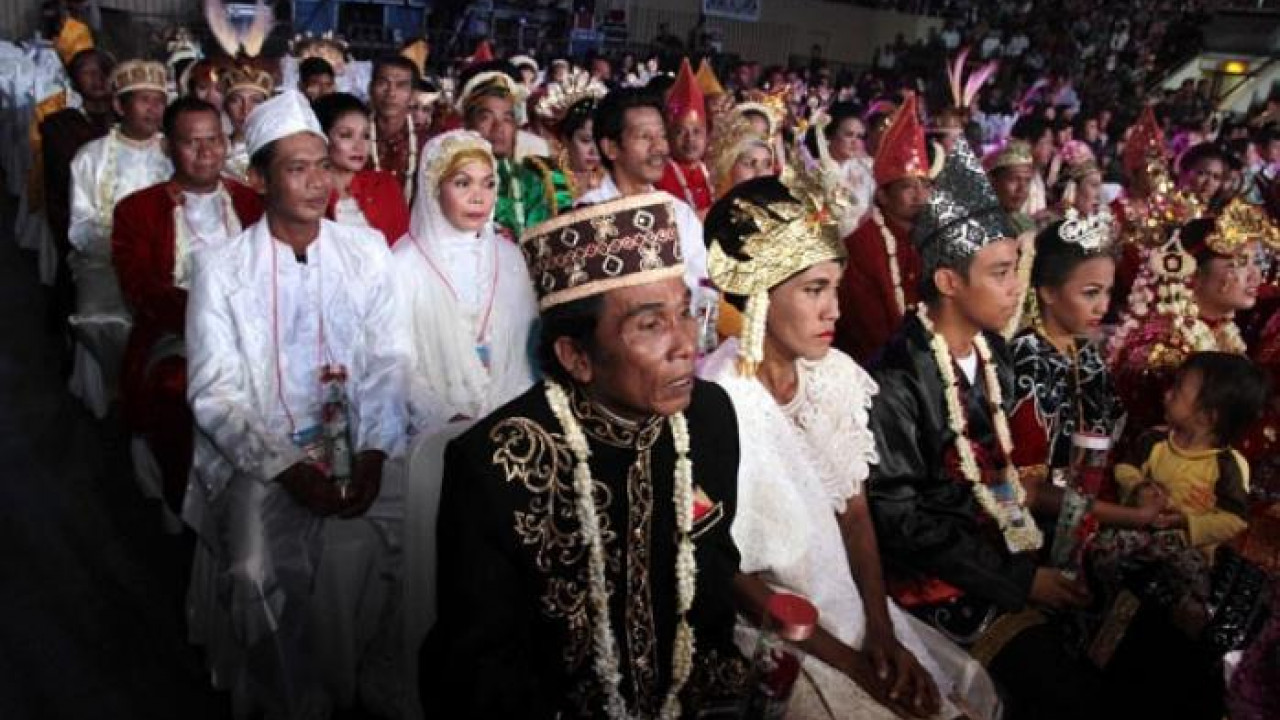 Pemprov DKI Kembali Mengadakan Nikah Massal Saat Perayaan Tahun Baru