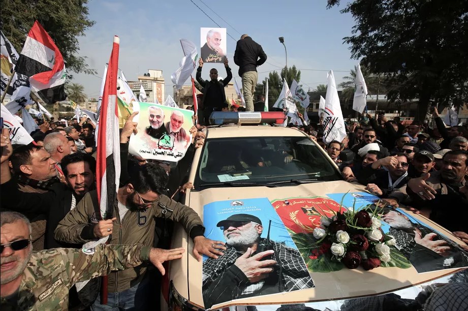 Ribuan Pelayat di Baghdad Kutuk ‘Setan Besar’ Amerika