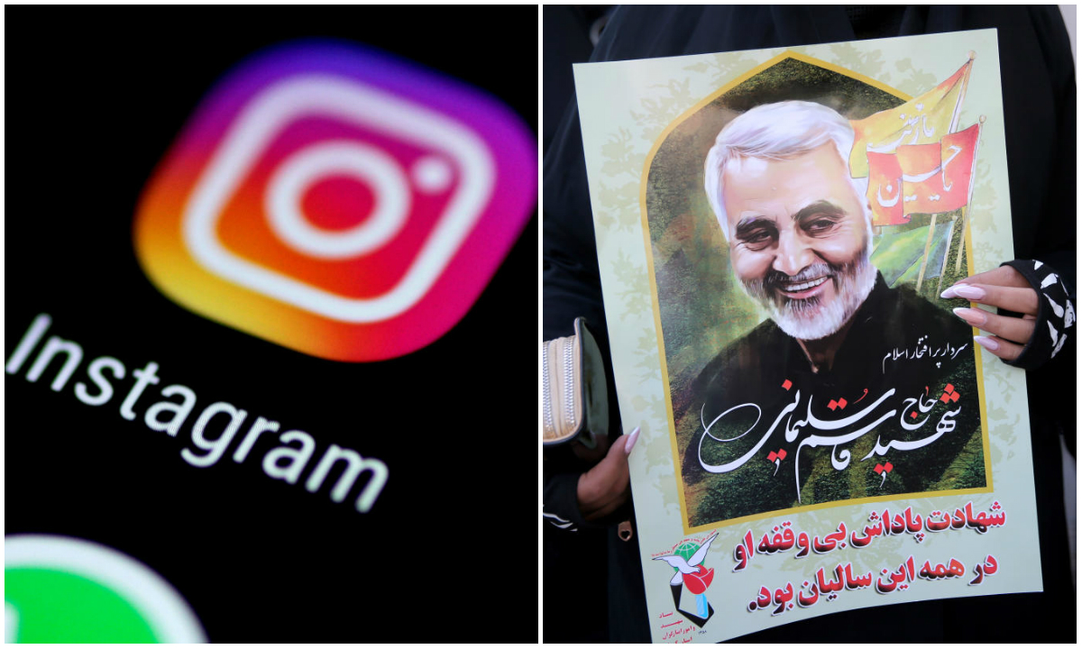 Inkonsistensi AS Soal Kebebasan Berbicara, Facebook dan Instagram Blokir Konten Mendukung Soleimani