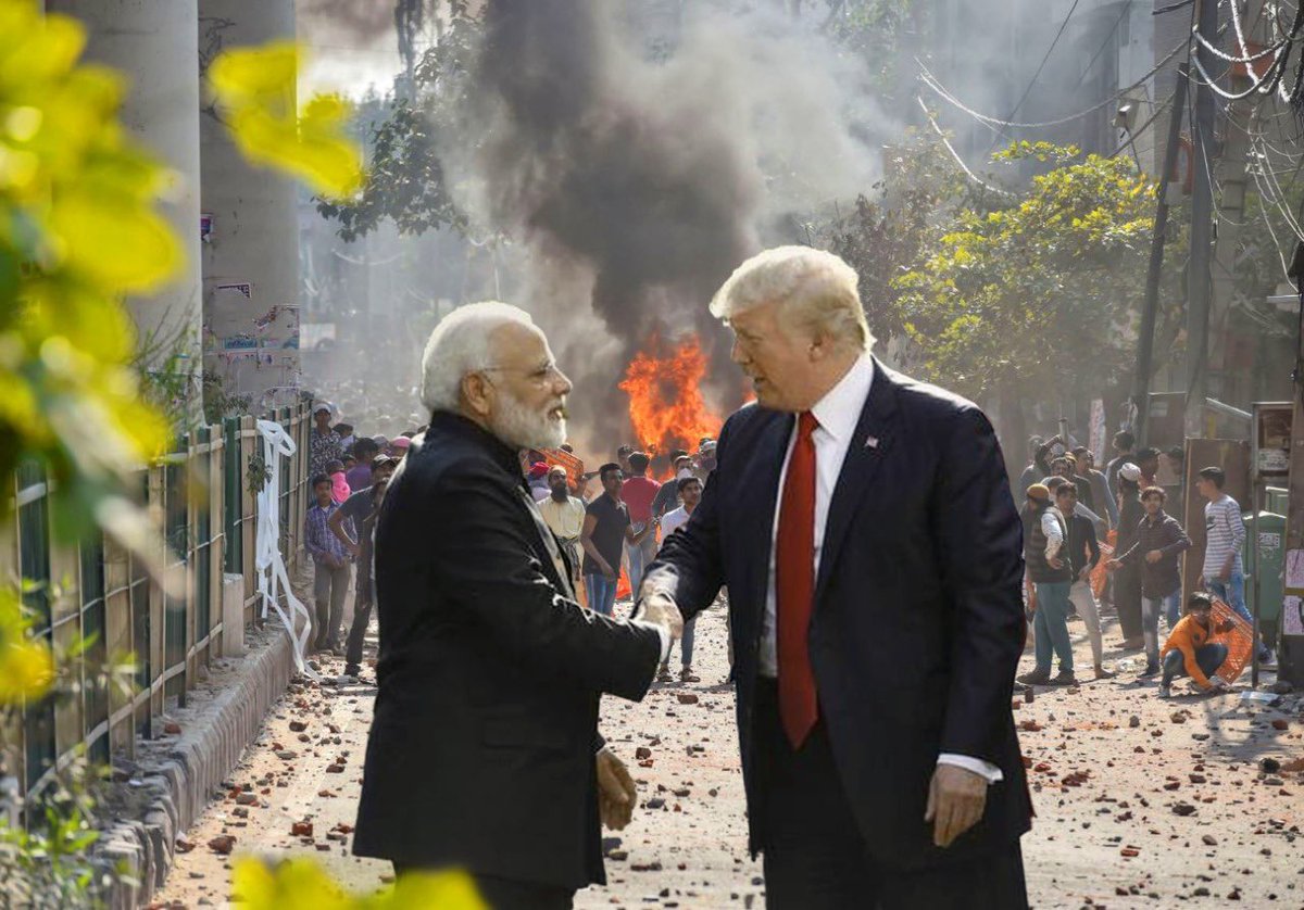 Di Tengah Kunjungan Trump, Rusuh Parah Demo ‘UU Anti Muslim’ India Makan Korban, 20 Tewas 189 Terluka