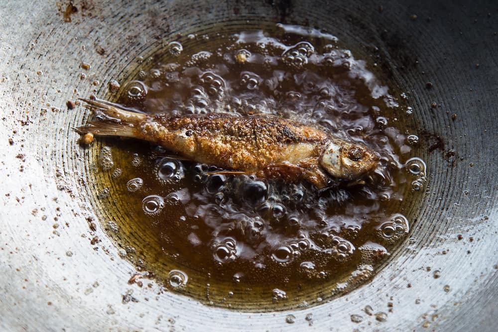 Minyak Bekas Ikan Asin