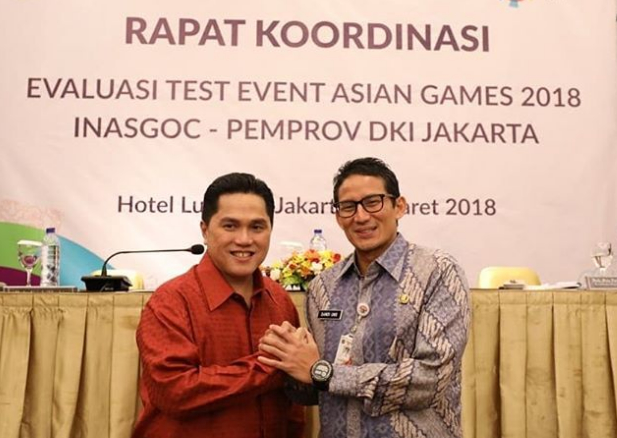 Saat Bro Sandi Sambangi Bro Erick, Tebakan Publik: Jangan-Jangan Penjajakan Duet Pilpres 2024!