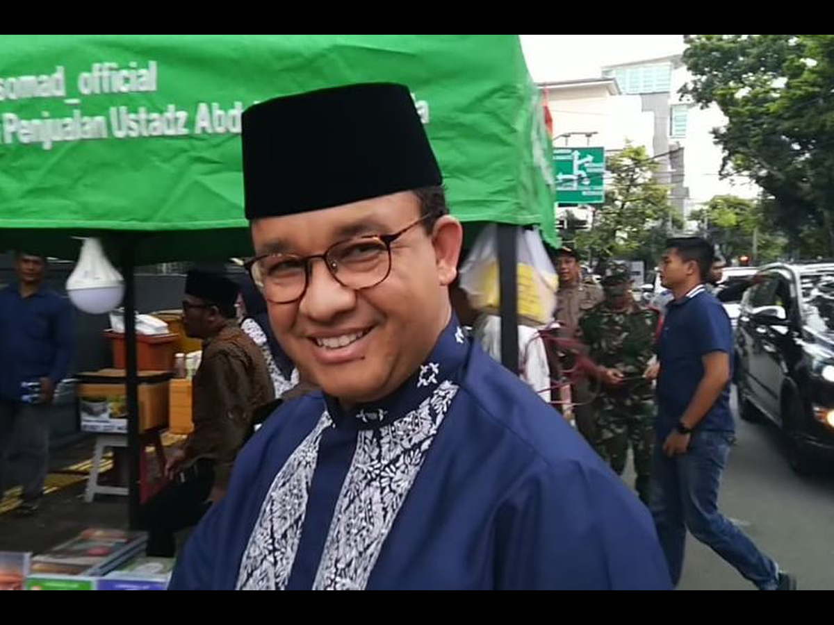 Resmikan Masjid Cut Nyak Dien, Anies: Air Harus Kembali ke Tanah