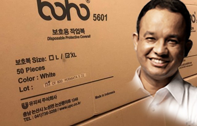 Lho, APD dari China yang Diterima Anies Bertuliskan ‘Made in Indonesia’, Kok Bisa?