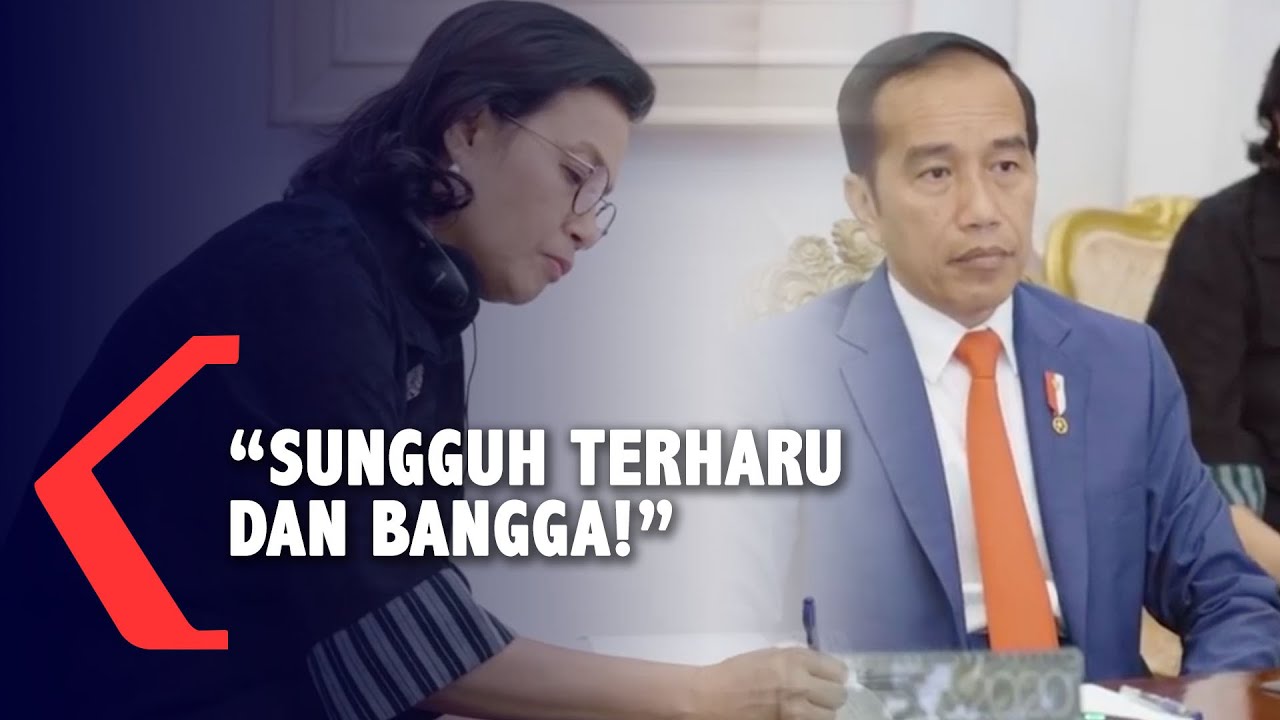 Saat Sri Mulyani Kagum dan Terharu Saksikan Ketegaran Jokowi: Kami Semua Bangga, Pak!