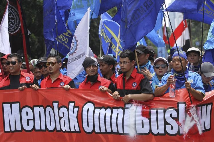 Buruh Ancam Gelar Demo Jutaan Orang di Tengah Pandemi jika Jokowi Tak Segera Tarik Omnibus Law Ciptaker dari DPR