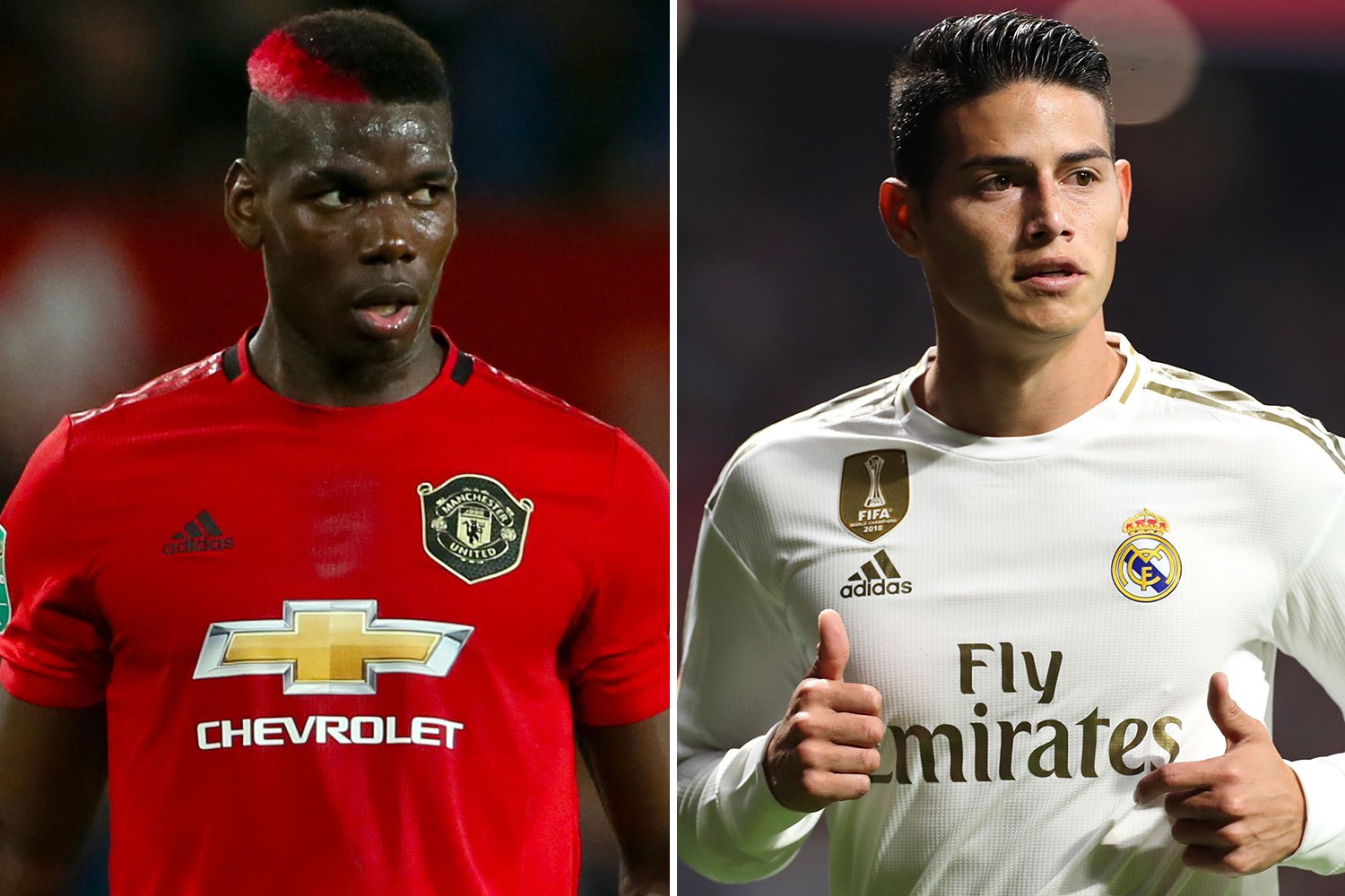 MU dan Real Madrid Mulai Siapkan Barter Paul Pogba dengan James Rodriguez