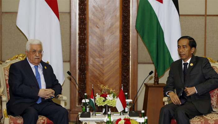 Jokowi-Mahmoud Abbas Bahas Isu Pencaplokan Tanah Palestina Oleh Israel