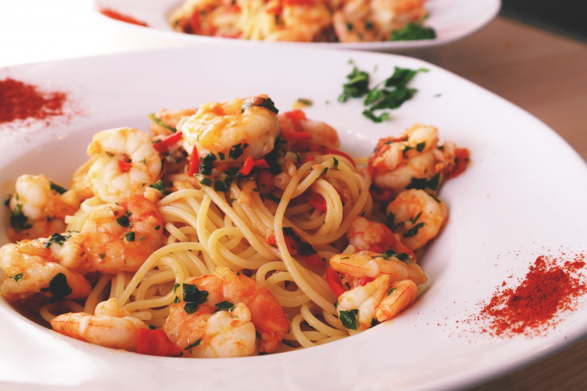 Resep Spageti Udang Saus Thailand, Praktis untuk Makan Malam