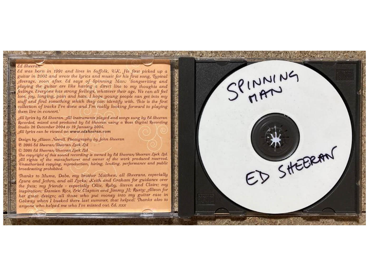 Fantastis! Album Debut Karya Ed Sheeran Saat Usia 13 Tahun Dilelang Mulai 1,9 Miliar