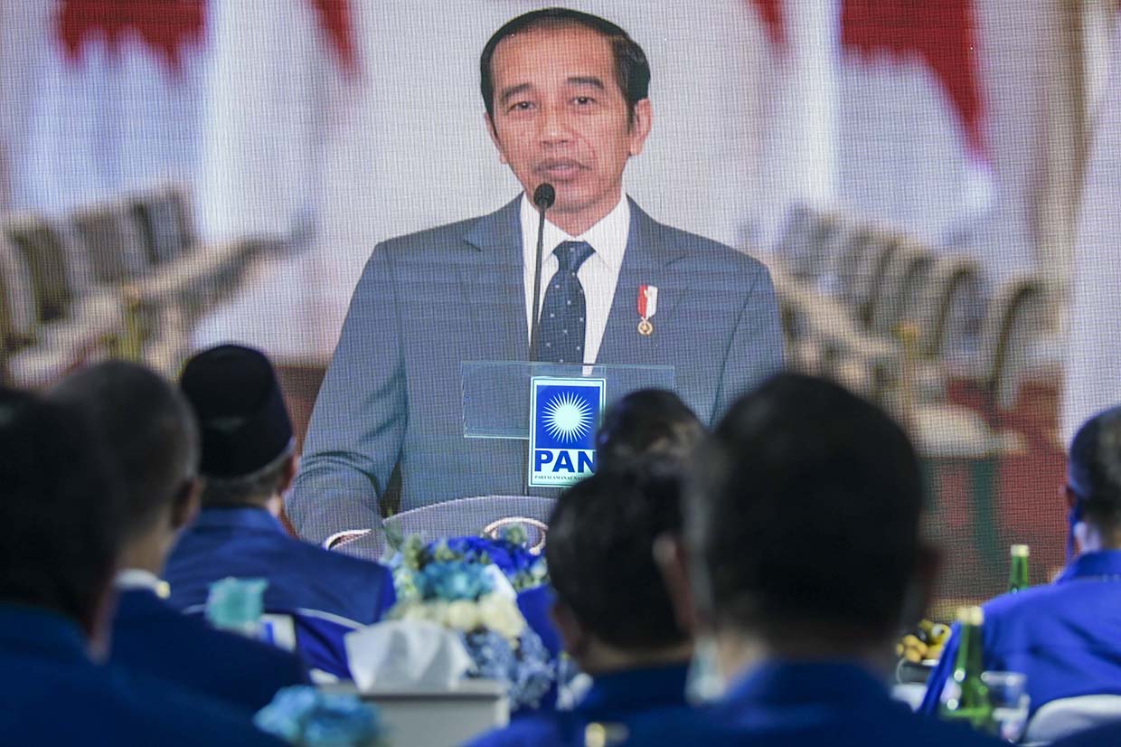 Di HUT PAN Jokowi Sebut Ada Pihak yang Terusik dengan Perubahan, Sindir Siapa?