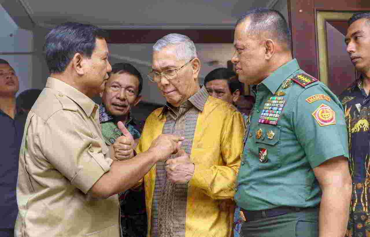 Viral di Medsos Prabowo Peringatkan Gatot Nurmantyo ‘Jangan Bikin Kisruh Indonesia’, Benarkah?