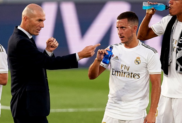 Jelang Musim Baru, Zinedine Zidane Kesal Hazard Kegemukan