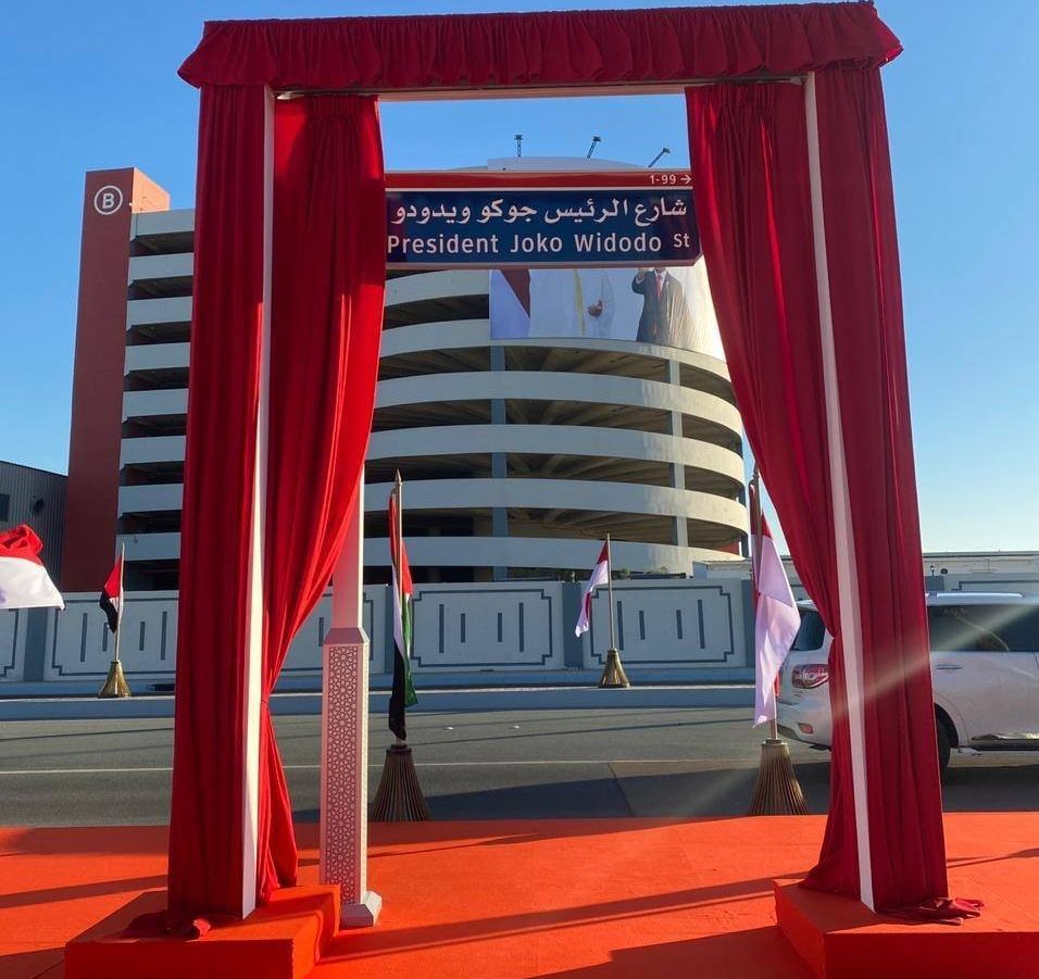 Nama Jokowi Dijadikan Nama Jalan di Uni Emirat Arab, Bagaimana Ceritanya?