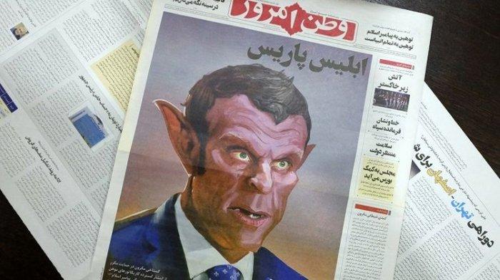 Pemimpin Tertinggi Iran Kecam Dukungan Bodoh Emmanuel Macron kepada Penghina Nabi