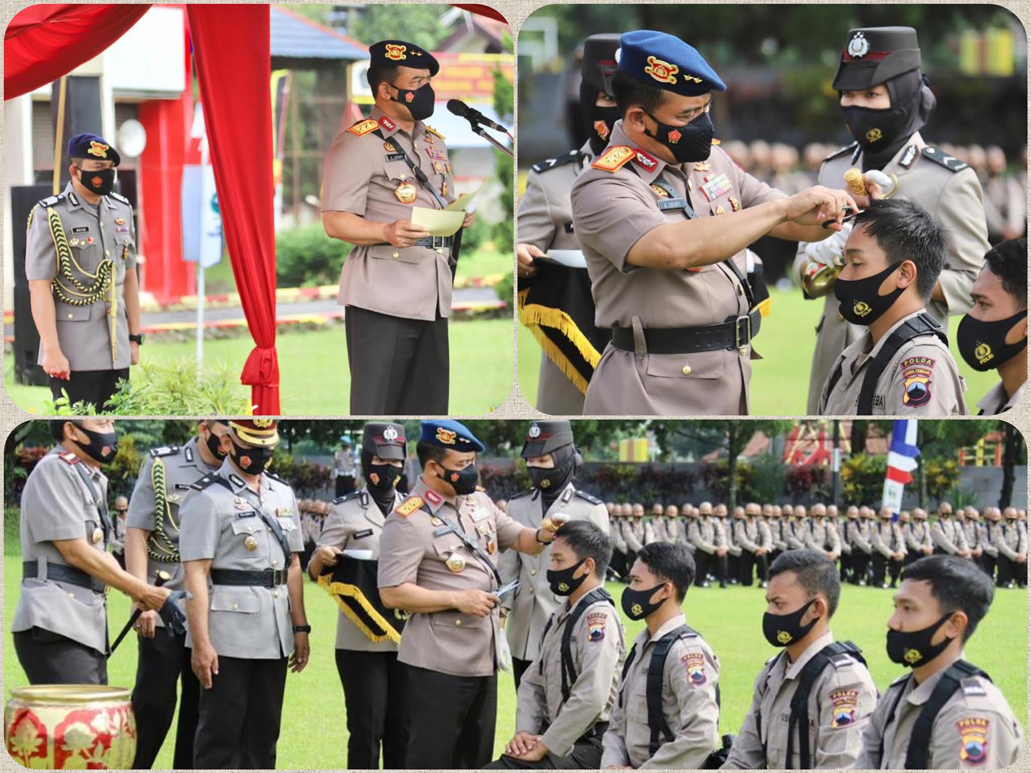 Buka Pendidikan Bintara Polri TA 2020/2021, Kapolda Jateng Jamin Terapkan Protokol Kesehatan