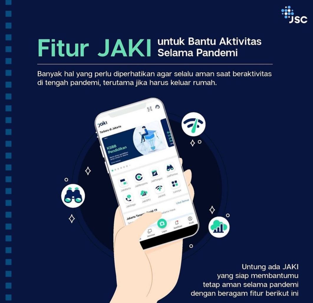 Begini Guna Fitur ‘Jejaki’ dari Pemprov DKI untuk Permudah Akses Info Covid