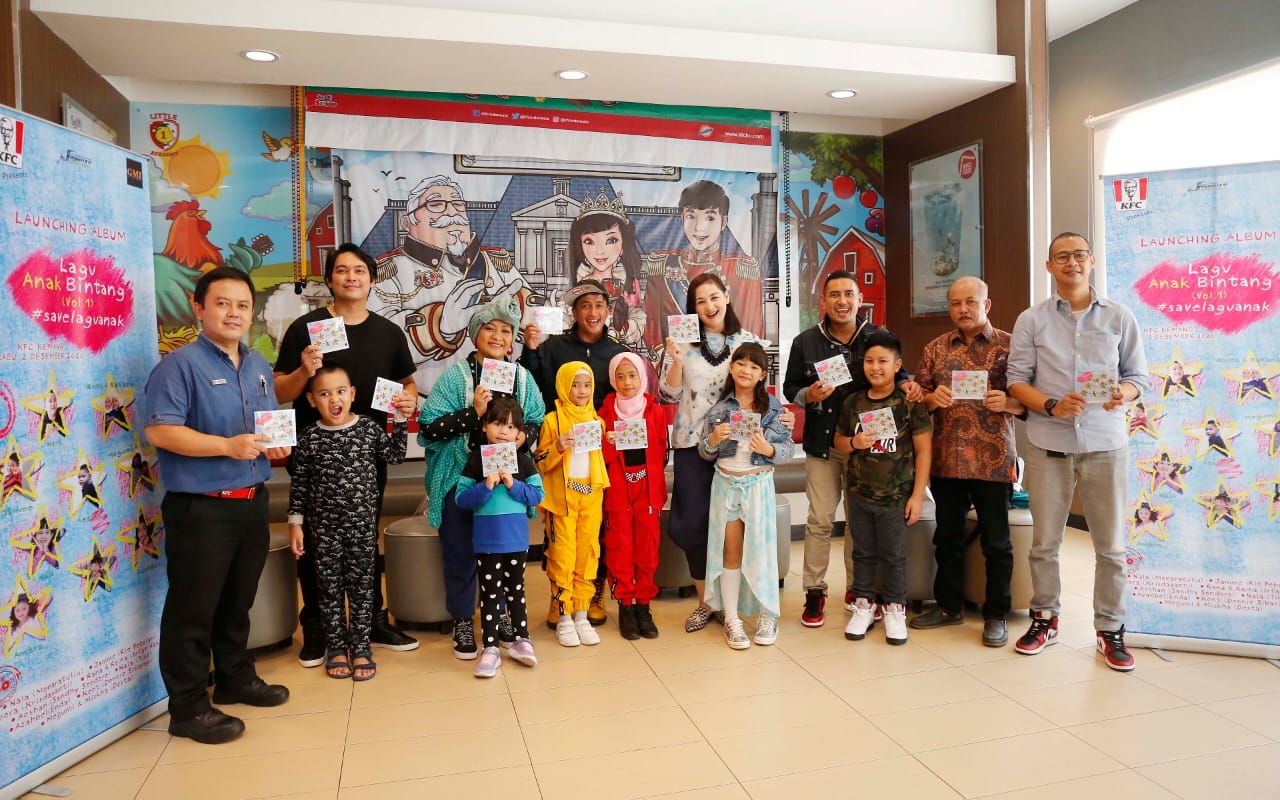 Krisis Lagu Anak, Putri Mona Ratuliu, Krisdayanti dan Selebritis Lainnya Kolaborasi Bikin Album