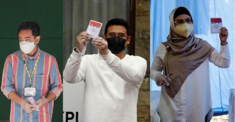 Begini Nasib para Anak Pejabat di Pilkada 2020, Mulai Anak Ma'ruf Amin Sampai Anak dan Mantu Jokowi