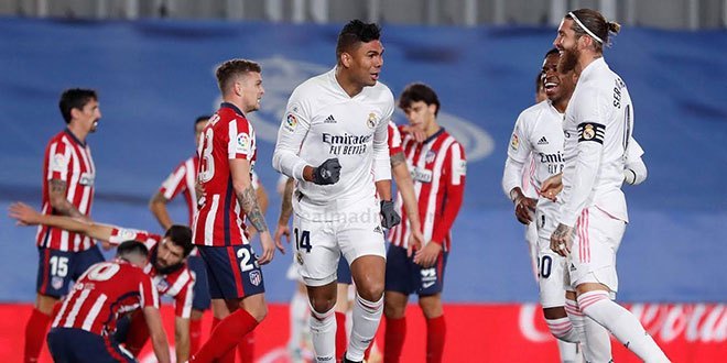 Real Madrid Kalahkan Atletico Madrid, Zidane Tokcer di Derby Madrid