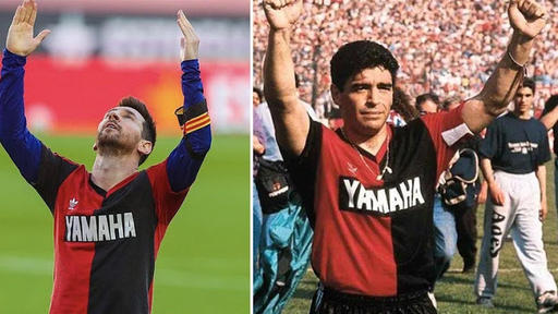Selebrasi untuk Maradona dengan Lepas Jersey, Messi Didenda 10 Juta