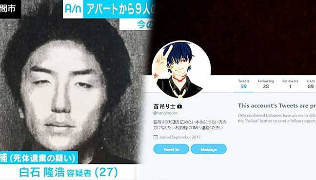 Pembunuh Berantai Berjuluk ‘Twitter Killer’ Asal Jepang Divonis Mati