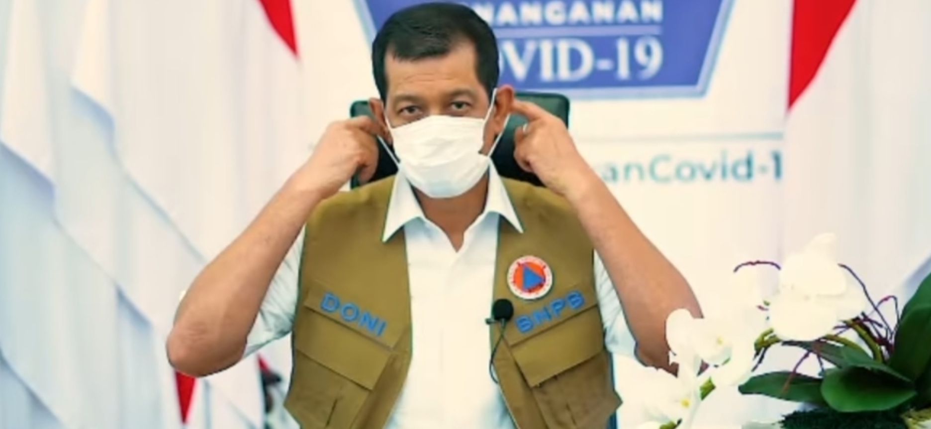 Ketua Satgas Nasional Penanganan Covid-19 Doni Monardo Positif Corona