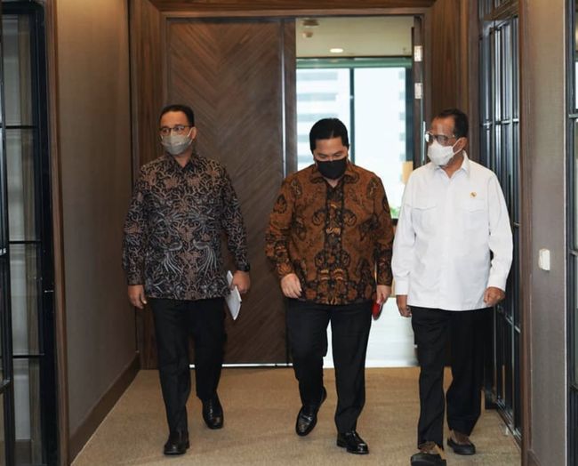 Anies Baswedan Rapat Bareng Dua Menteri Jokowi, Apa yang Dibahas?