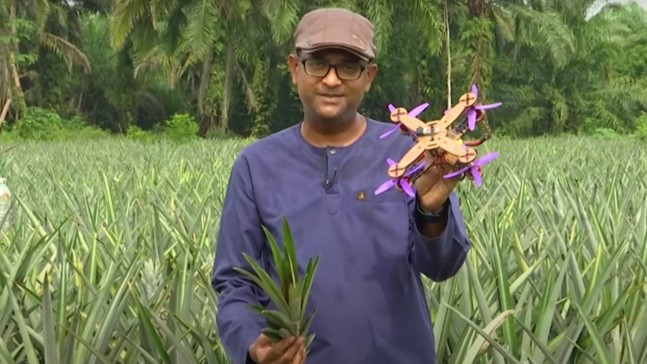 Peneliti Malaysia Bikin Drone dari Limbah Nanas