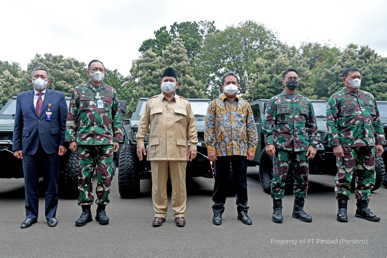KSAD Andika Dapat Hadiah Puluhan Mobil dari Menhan Prabowo