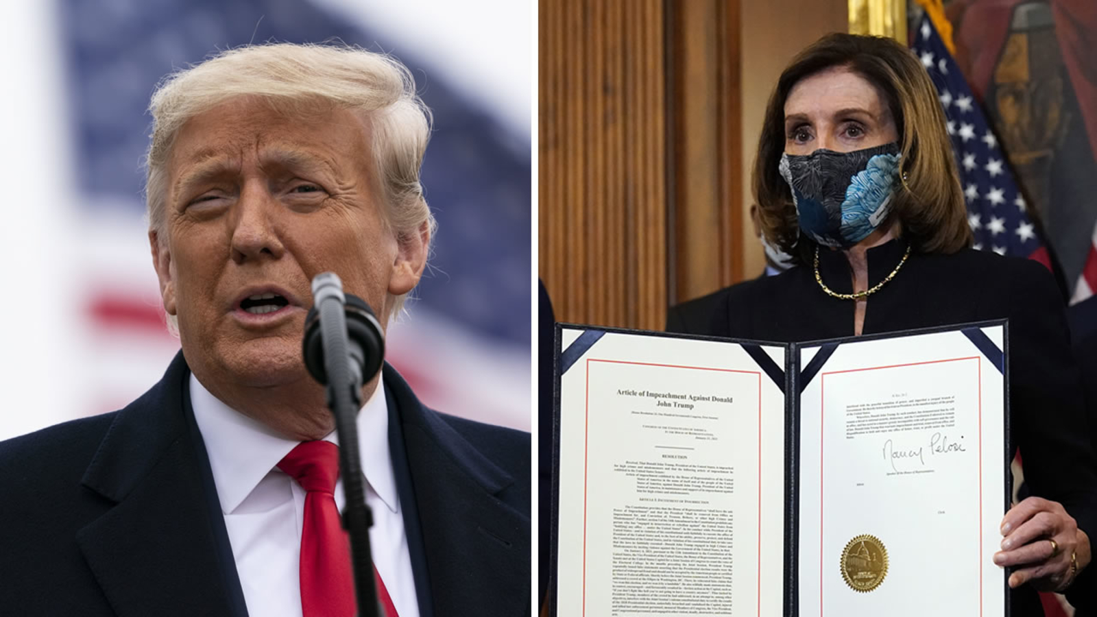 Sah! DPR AS Kembali Makzulkan Trump