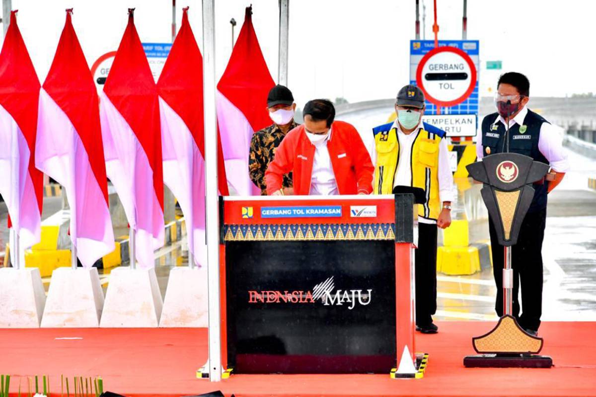 Resmikan Tol Bakauheni-Palembang, Jokowi: Hemat Waktu Tempuh hingga 75 Persen
