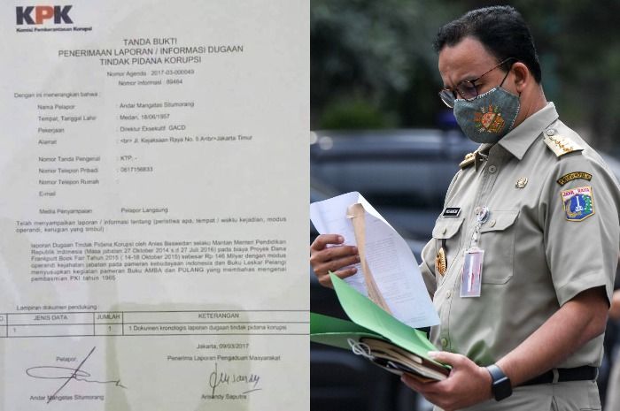 (Cek Hoaks atau Fakta) Temuan Bukti Surat Laporan Korupsi Anies Baswedan