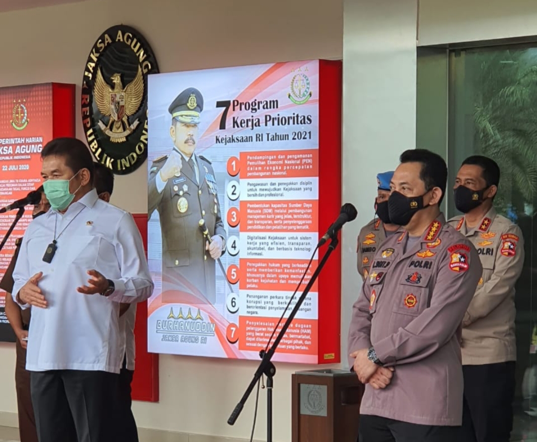 Dikunjungi Kapolri, Jaksa Agung: Ini Tonggak Peningkatan Sinergitas