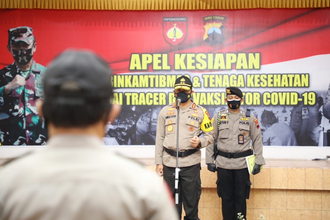 Polda Jateng Ikut Siapkan Tenaga Tracer dan Vaksinasi Covid-19