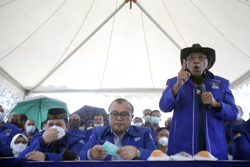 Alasan Demokrat Kubu Moeldoko Gelar Konpers di Hambalang: Ibas Belum ‘Diraba’ KPK