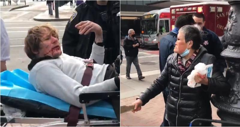 Seorang Nenek di Amerika Pukul KO Pemuda yang Menyerangnya